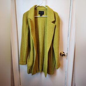 Rachel Zoe Lime Green Lightweight Overcoat